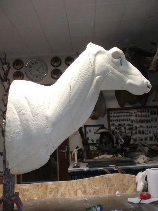 sculpture cerf