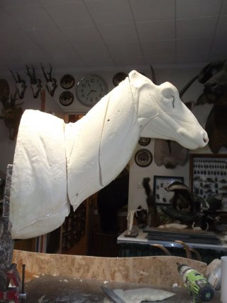 sculpture cerf
